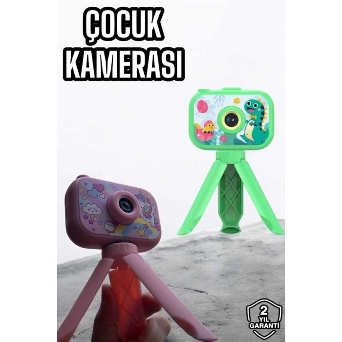 Nevamel® Çocuklara Özel Dijital LCD Ekran 1080P HD Görüntü Kaliteli