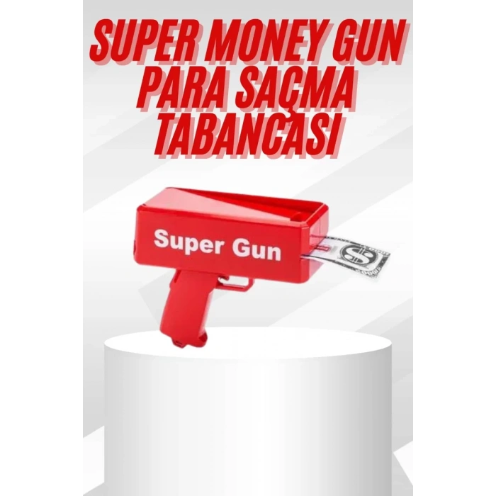 Nevamel® Çocuklara Özel Eğlenceli Para Saçma Makinası Parti Oyuncağı Kırmızı