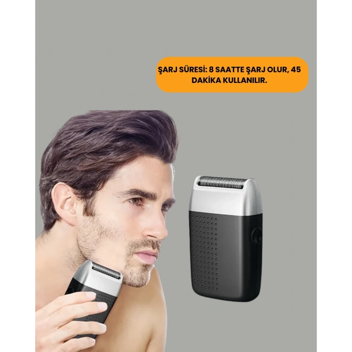 Nevamel Çok Amaçlı Şarjlı Saç & Sakal Kesme Makinesi – Profesyonel ve Sessiz Performans