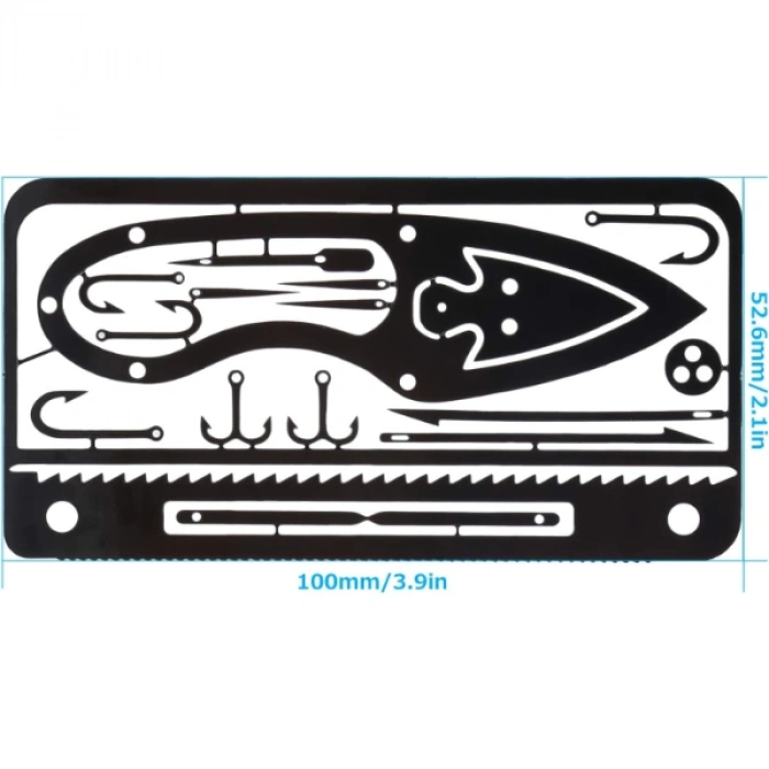 Nevamel Çok Fonksiyonlu Hayatta Kalma Balıkçı Kiti