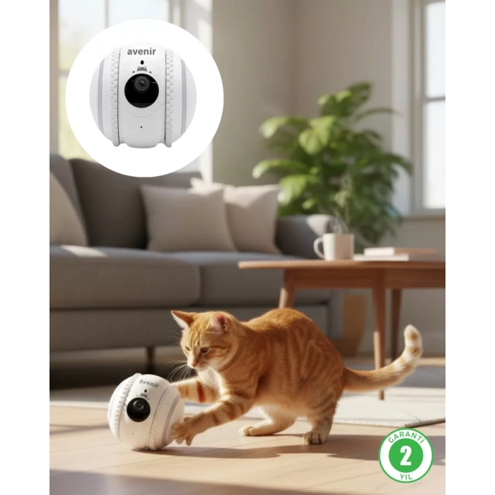 Nevamel® Çok Fonksiyonlu Yapay Zekalı Takip Kamerası Mobil Uygulama ve Canlı İzleme