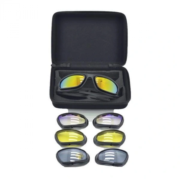 Nevamel Çok Lensli Tactical Gözlük Seti