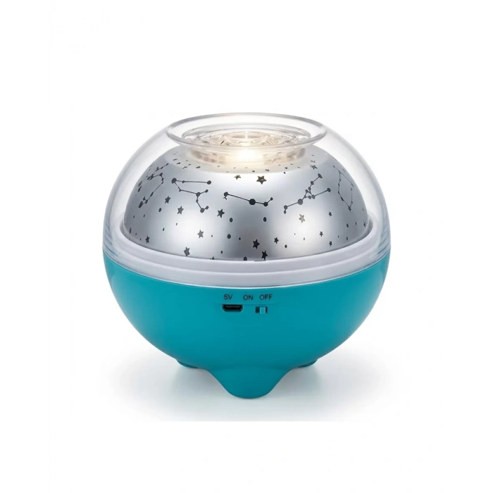 Nevamel® Çok Renkli LED Yıldız Projektör Gece Lambası Bluetooth Müzik Çalar ve Kumandalı Kontrol