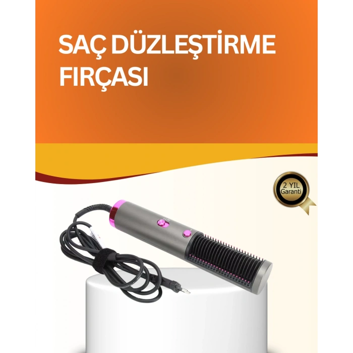 Nevamel Çok Yönlü Kullanıma Uygun Saç Kurutma ve Düzleştirme Fırçası