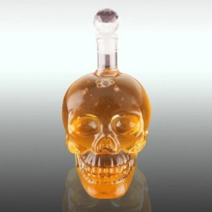 Nevamel Crystal Head Kuru Kafa Cam Şişe 350 Ml