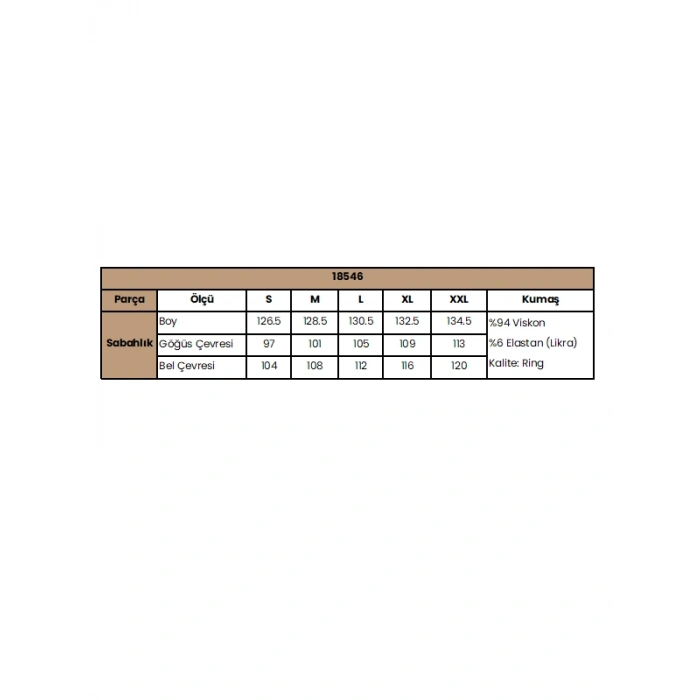 Nevamel® Dantelli Ve Kuşaklı Sabahlık