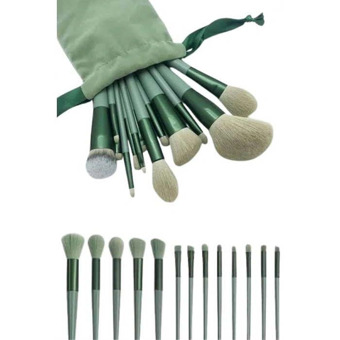 Nevamel Dayanıklı Makyaj Fırçası Seti 13 Parça Yumuşak Kıllı Fırçalar Allık Fondöten Far Fırçası