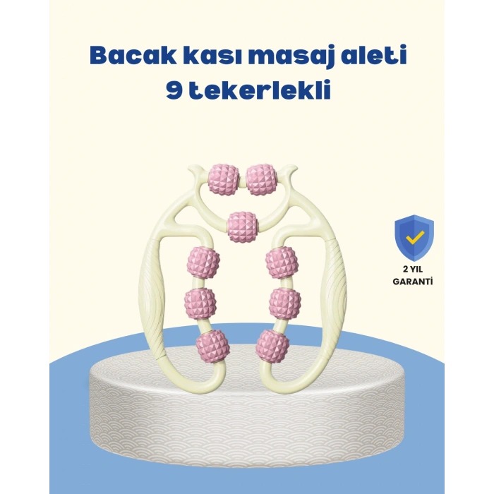 Nevamel Dayanıklı Plastik Kas Masaj Rulosu Selülit Karşıtı