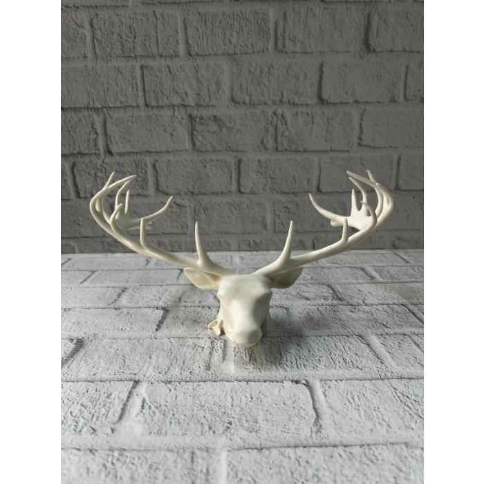 Nevamel® Dekoratif Geyik Başı Heykel 25 cm Modern Minimal Tasarım