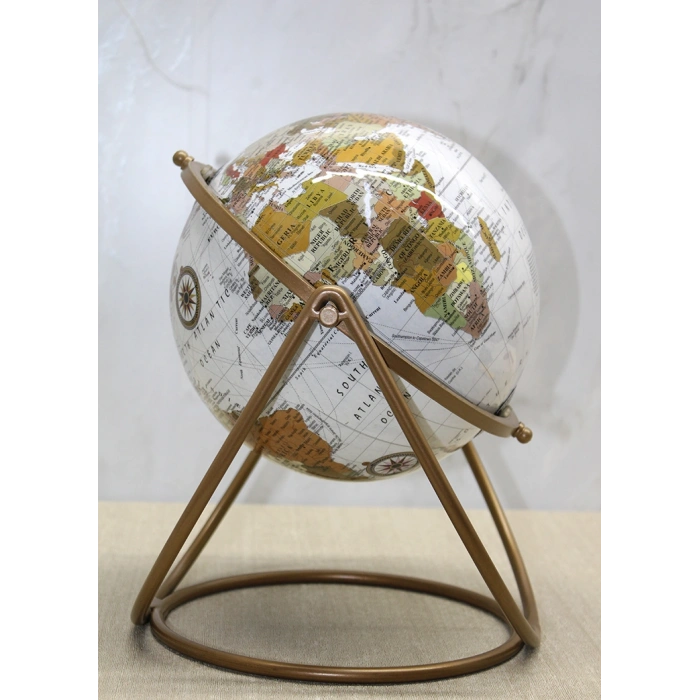 Nevamel® Dekoratif Metal Standlı Dünya Küre - Model 4