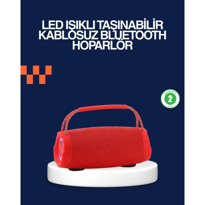 Nevamel® Derin Baslı Çift Hoparlörlü Taşınabilir Kablosuz Hoparlör