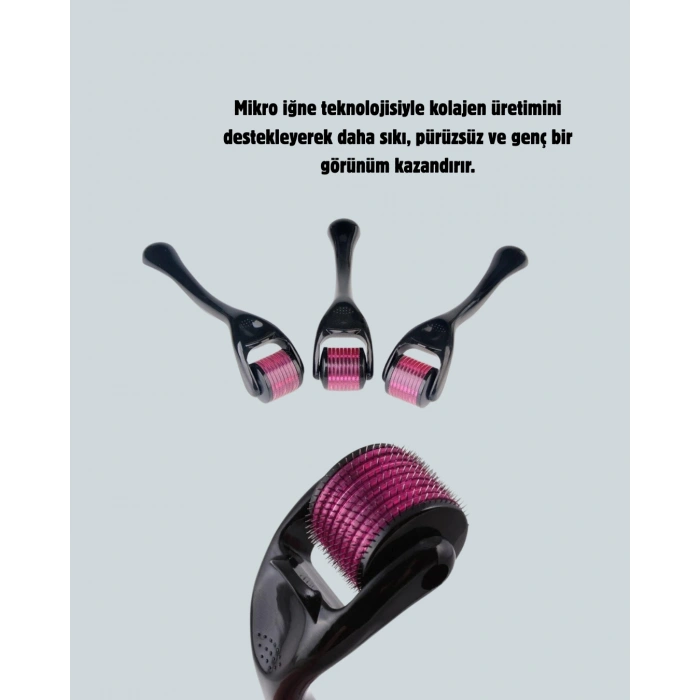 Nevamel Dermaroller Titanyum 540 İğneli 1 mm Cilt Yenileme ve Anti Aging Etkisi