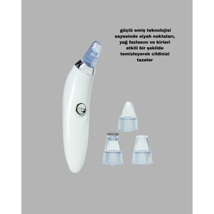 Nevamel® Dermaroller ve Vakumlu Siyah Nokta Temizleme Cihazı 2’li Cilt Bakım Seti