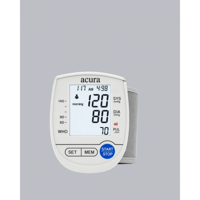 Nevamel® Dijital Bilek Tansiyon Aleti Çift Güç Kaynaklı HD Ekranlı