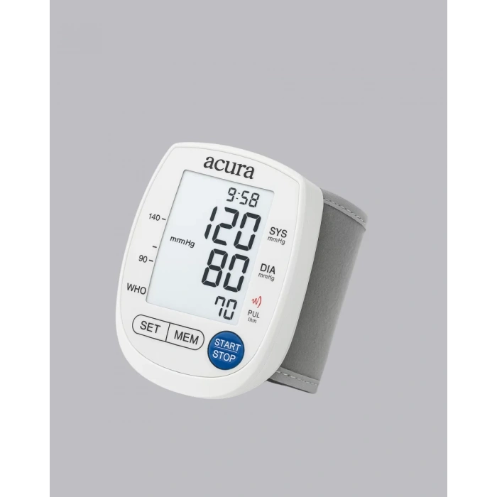 Nevamel® Dijital Bilek Tansiyon Aleti Çift Güç Kaynaklı HD Ekranlı