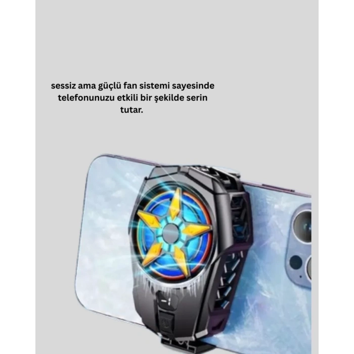 Nevamel® Dijital Göstergeli Evrensel Telefon Soğutma Fanı