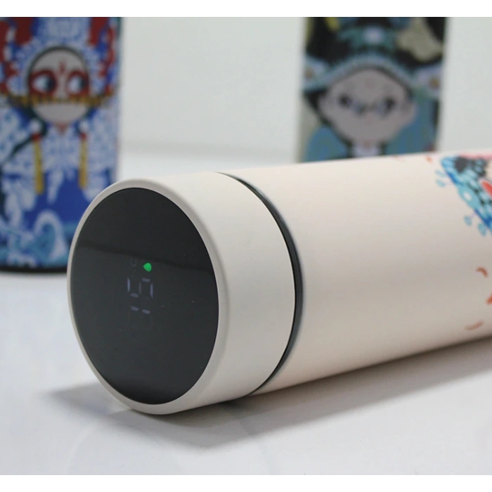 Nevamel Dijital Göstergeli Paslanmaz Çelik Termos