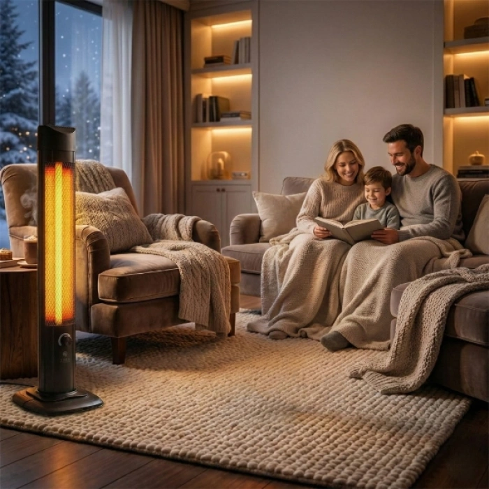 Nevamel Dik Termostatlı Isıtıcı Mikatronik