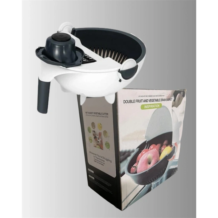 Nevamel Dilimleyici ve Rende Bıçaklı Çok Amaçlı Mutfak Aleti