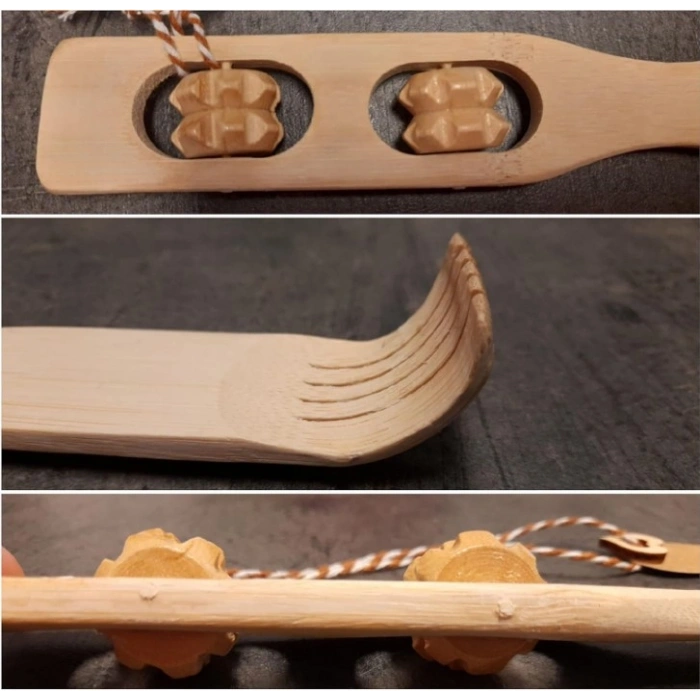 Nevamel Doğal Bambu Kaşınma Ve Masaj Sopası