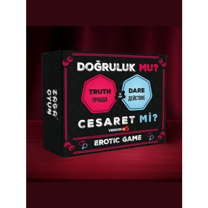 Nevamel® Doğruluk Mu Cesaret Mi Erotik Kutu Oyunu Yenilenmiş 4.Versiyon