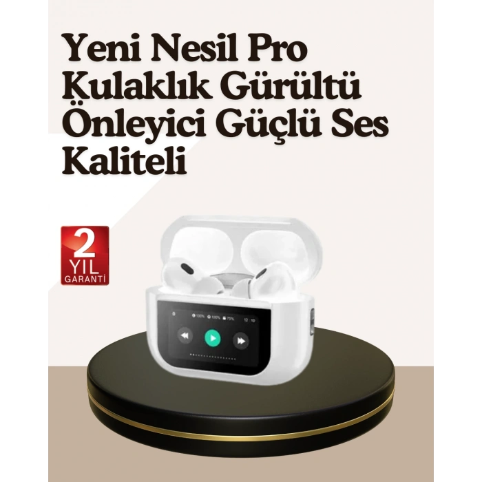 Nevamel Dokunmatik Kontrollü Gürültü Önleyici Bluetooth Kulaklık Şarj Göstergeli