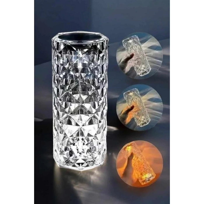 Nevamel Dokunmatik Kristal Gece Lambası Hediyelik