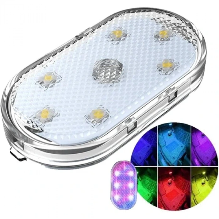 Nevamel Dokunmatik Mini 6 LED RGB Işık