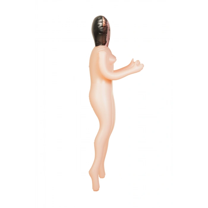 Nevamel® Dolls-X Jennifer Şişme Bebek, Kahverengi Saçlı, Iki Delikli, 160 Cm (Kod:160)