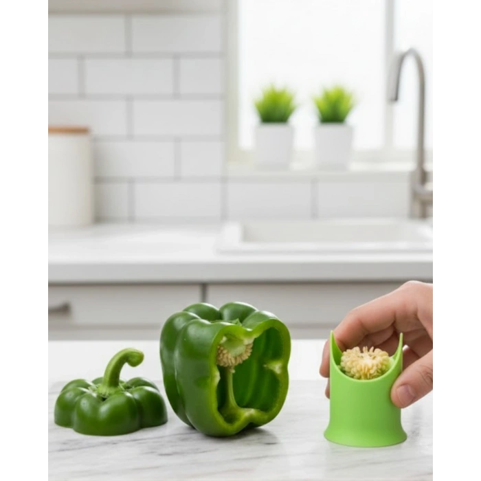 Nevamel® Dolmalık Biber ve Kabak İçin Çekirdek Temizleyici Mutfak Aparatı