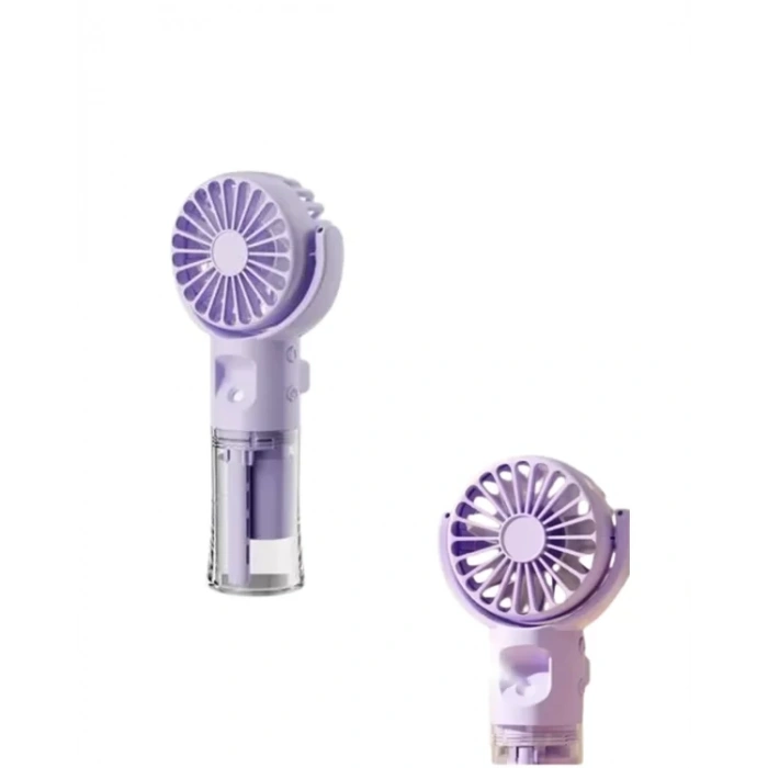 Nevamel® Dönen Su Sisli El Fanı – 4 Kademeli Rüzgar Şeffaf Su Haznesi Sessiz Çalışma