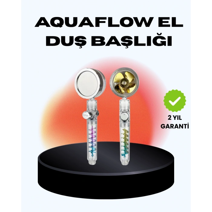 Nevamel Döner Pervaneli El Duşu Başlığı – Su Tasarruflu Basınç Artırıcı Yağmur Etkili