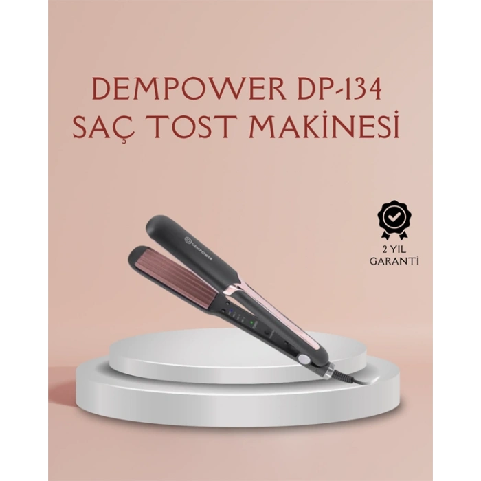 Nevamel® DP-134 Tost Saç Şekillendirici – Hızlı Isınan Kalıcı ve Belirgin Dalgalar İçin İdeal