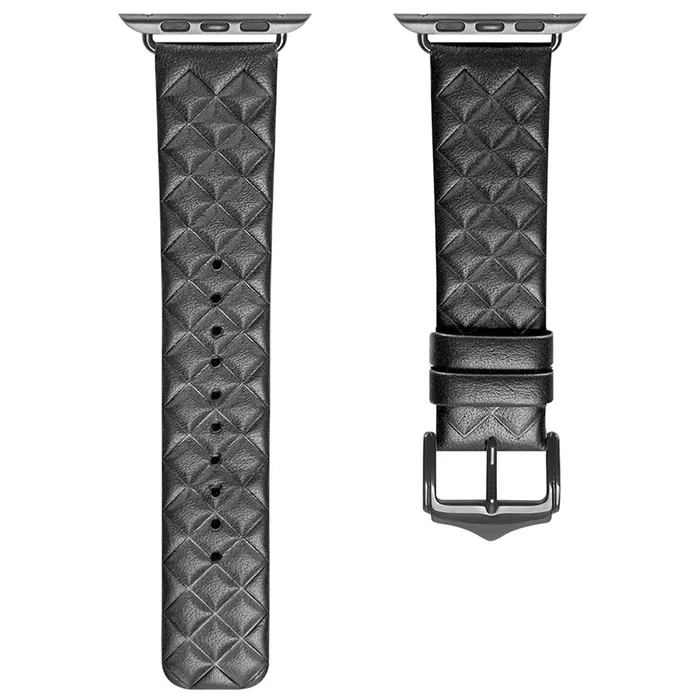 Nevamel Dux Ducis Apple Watch 42/44/45MM için Enland Serisi Premium Deri Kayış Kordon-(5775)