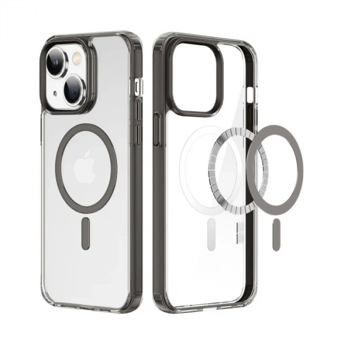 Nevamel Dux Ducis Clin Mag Series iPhone 14 Plus 6.7 Magsafe Uyumlu Manyetik Silikon Kılıf-(5775)