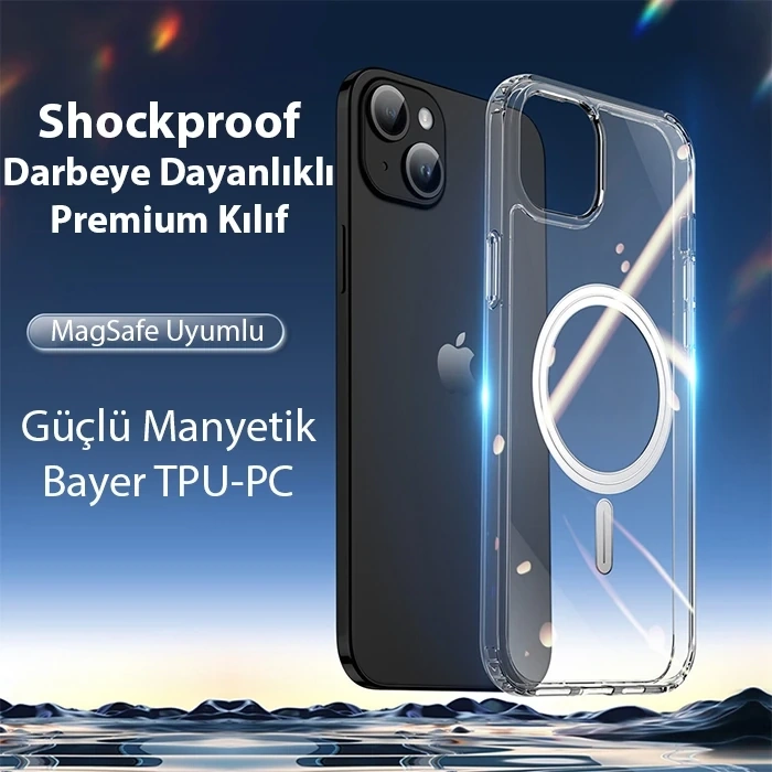 Nevamel Dux Ducis Clin Mag Series iPhone 15 Plus Magsafe Uyumlu Manyetik Silikon Kılıf-(5775)