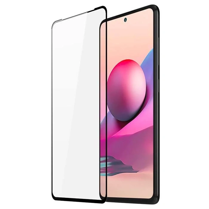 Nevamel Dux Ducis Full Kaplama Redmi Note 10 Note 10S Cam Ekran Koruyucu-(5775)