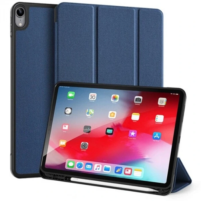 Nevamel DUX DUCİS iPad Air 4 10.9 Kılıf Kalem Yerli Soft Tpu Mıknatıslı Kılıf (Domo)-(5775)