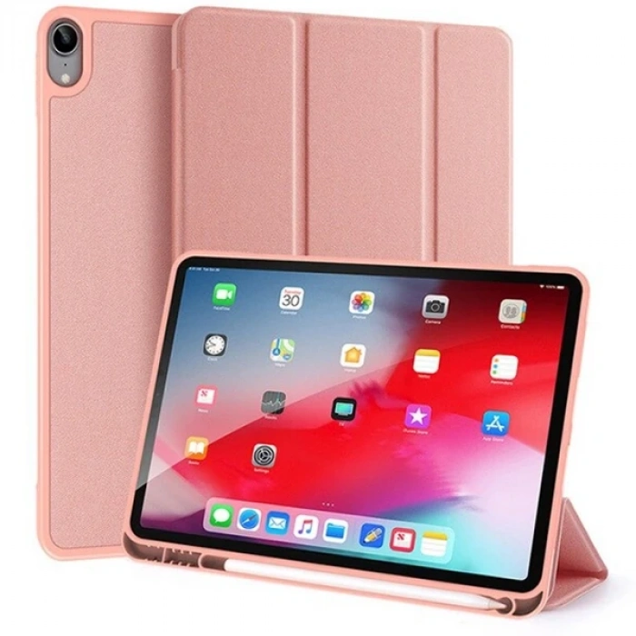 Nevamel DUX DUCİS iPad Air 4 10.9 Kılıf Kalem Yerli Soft Tpu Mıknatıslı Kılıf (Domo)-(5775)