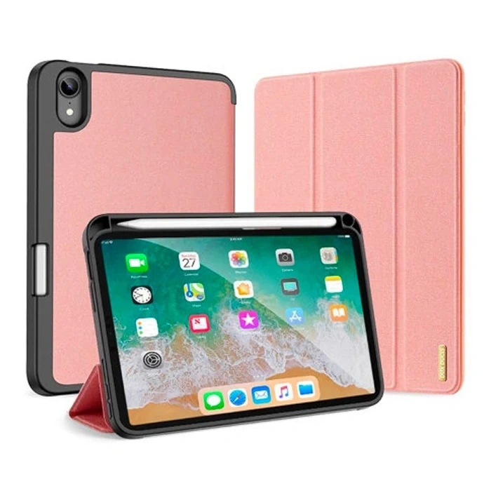 Nevamel Dux Ducis iPad Mini 6 (2021) Kılıf Kalem Bölmeli Standlı Domo Series-(5775)