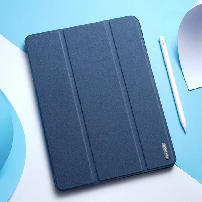 Nevamel DUX DUCİS iPad Pro 12.9 (2021-2020-2018 )Kılıf Kalem Yerli Soft Tpu Mıknatıslı Domo Series Kılıf-(5775)