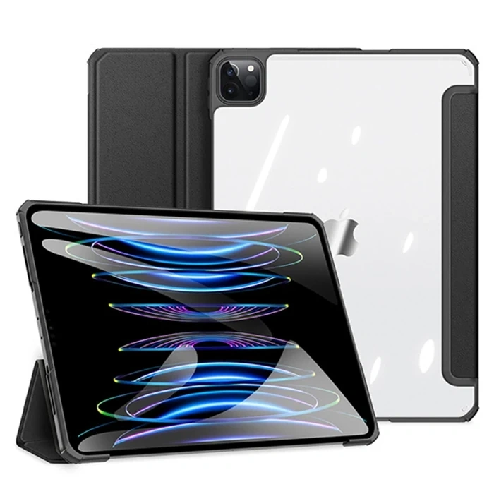 Nevamel Dux Ducis iPad Pro 12.9 2022/2021/2020/2018 Kılıf Copa Series Uyku Modlu Kapaklı Kılıf-(5775)