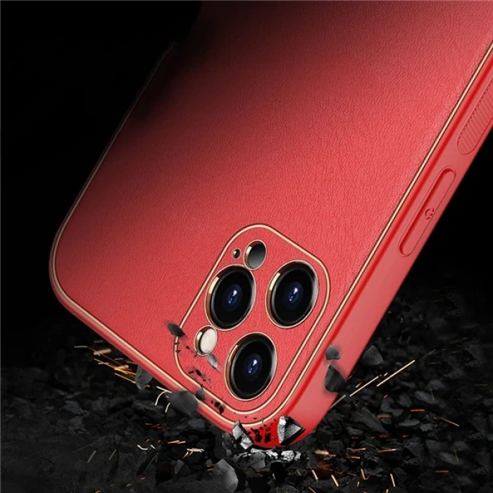 Nevamel Dux Ducis iPhone 12 Pro Max  6.7 Kılıf Yolo Series Premium Arka Koruma Kılıf-(5775)