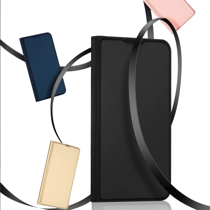 Nevamel Dux Ducis iPhone 13 Pro Max 6.7inç Kılıf Kapaklı Flip Cover Kılıf SkinPro Series-(5775)