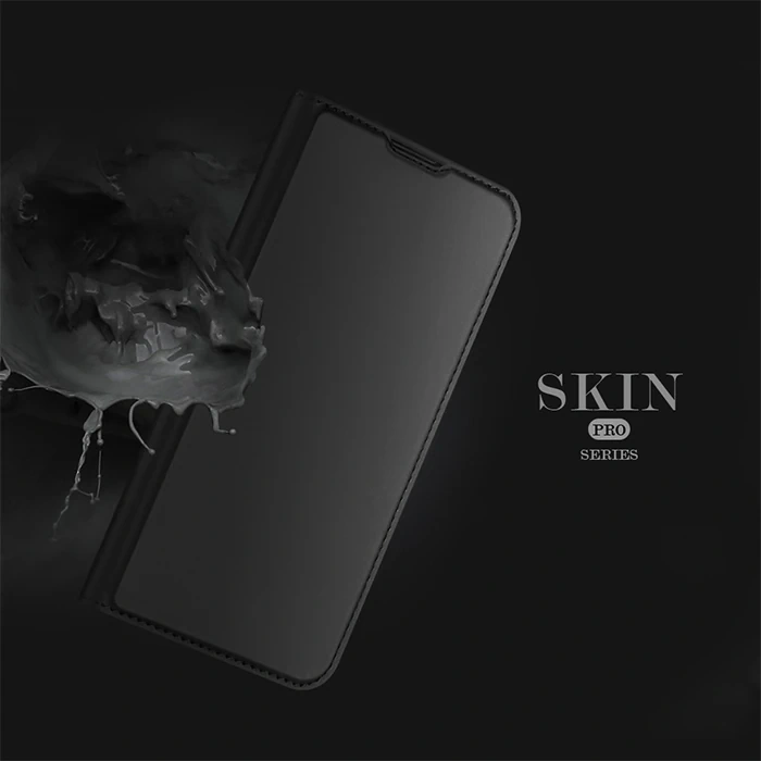 Nevamel Dux Ducis iPhone 14 Pro 6.1 Kılıf Skin Pro Series Flip Cover Kapaklı Kılıf-(5775)