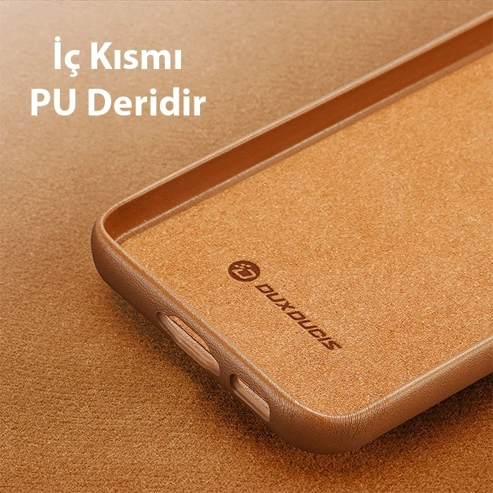 Nevamel Dux Ducis SM Galaxy S23 Grit Series PU Premium Kılıf-(5775)