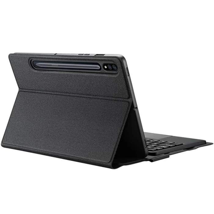 Nevamel Dux Ducis SM Galaxy Tab S8/S7 Bluetooth Klavye Touchpad Kılıf X700-X706-T870-T875-T876B-(5775)