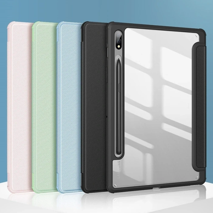 Nevamel Dux Ducis SM Galaxy Tab S8-S7 Kılıf Toby Series Manyetik Kapaklı Kılıf (X700/X706)-(T870/T875/T876B)-(5775)