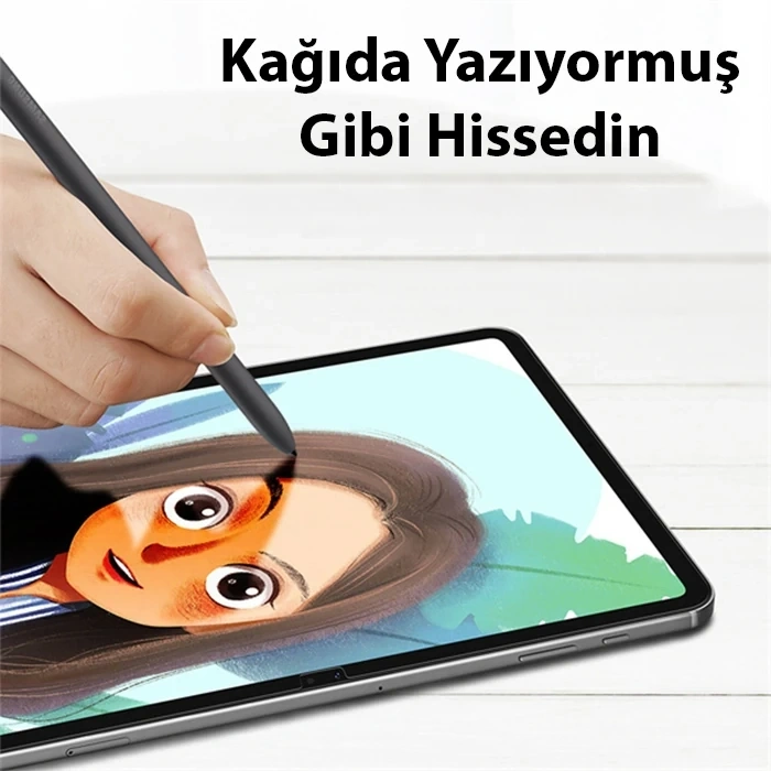 Nevamel Dux Ducis SM Galaxy Tab S8 Ultra S9 ultra Paperfeel Pet Ekran Koruyucu 0.15mm Darbe Emici Film-(5775)