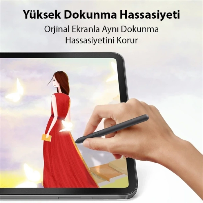Nevamel Dux Ducis SM Galaxy Tab S8 Ultra S9 ultra Paperfeel Pet Ekran Koruyucu 0.15mm Darbe Emici Film-(5775)